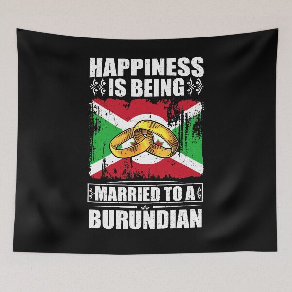 Item preview, Happiness Is Being Married To A Burundian  designed and sold by GabbyKash.