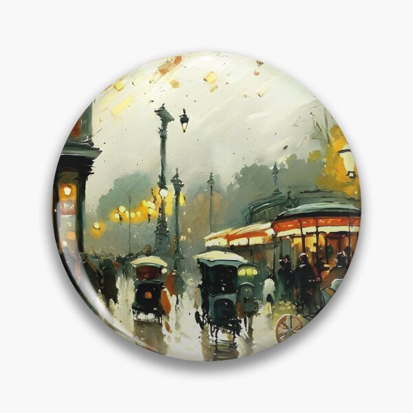Item preview, La Châtelet: Parisian Streets Alive with Carriages - 04 designed and sold by artdesignsnow.