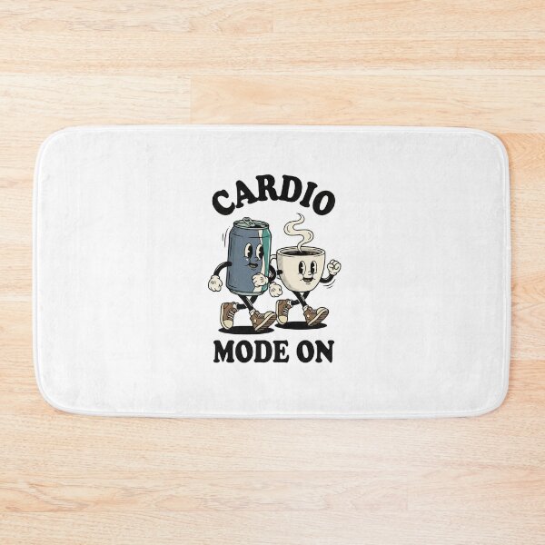 Item preview, Funny Cardio Mode On - Retro Coffee & Soda Mascots designed and sold by AdyKurniawan.
