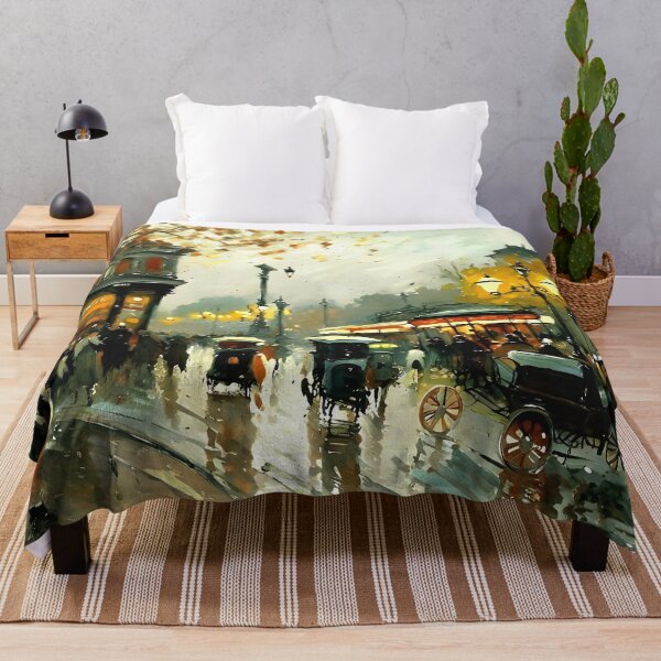 Item preview, La Châtelet: Parisian Streets Alive with Carriages - 04 designed and sold by artdesignsnow.