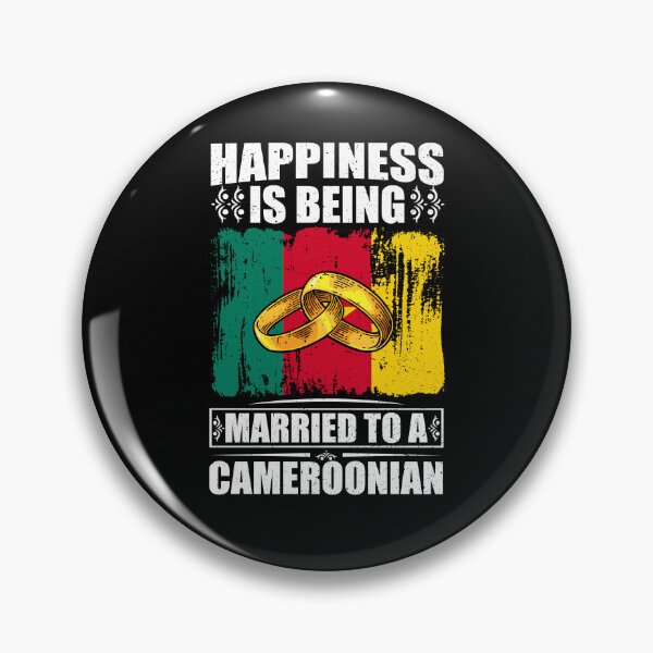 Item preview, Happiness Is Being Married To A Cameroonian  designed and sold by GabbyKash.