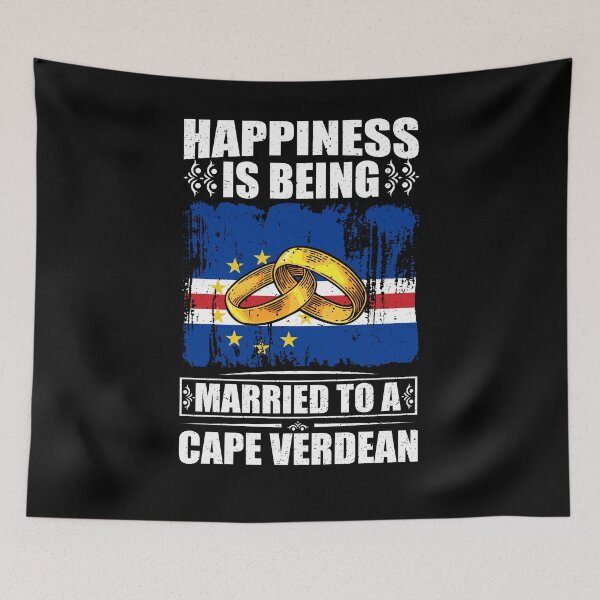 Item preview, Happiness Is Being Married To A Cape Verdean  designed and sold by GabbyKash.