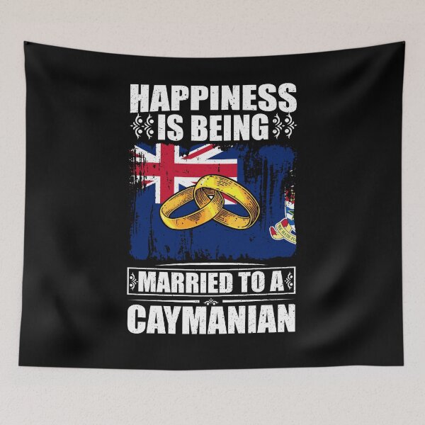 Item preview, Happiness Is Being Married To A Caymanian  designed and sold by GabbyKash.