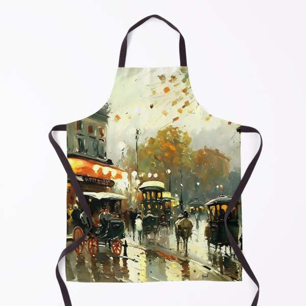 Item preview, La Châtelet: Parisian Streets Alive with Carriage - 02 designed and sold by artdesignsnow.