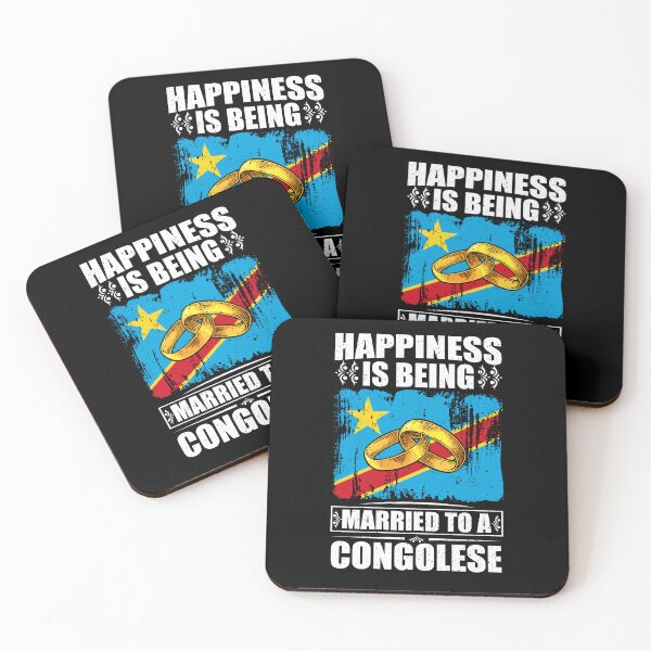 Item preview, Happiness Is Being Married To A Congolese  designed and sold by GabbyKash.