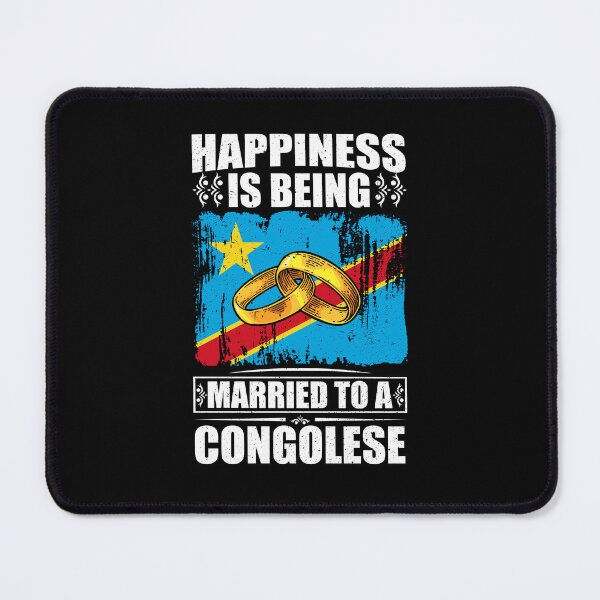 Item preview, Happiness Is Being Married To A Congolese  designed and sold by GabbyKash.