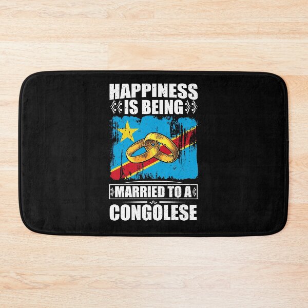 Item preview, Happiness Is Being Married To A Congolese  designed and sold by GabbyKash.