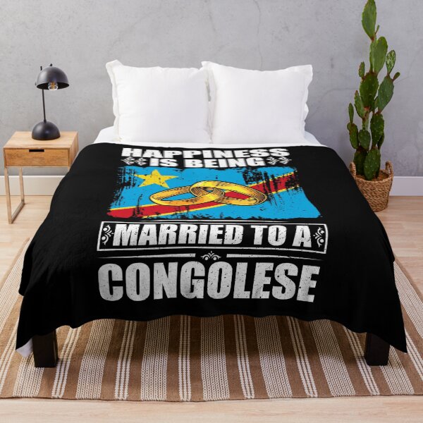 Item preview, Happiness Is Being Married To A Congolese  designed and sold by GabbyKash.