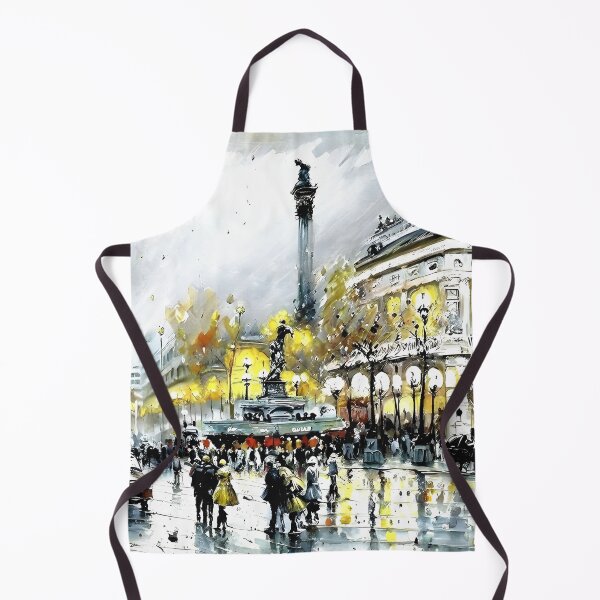 Item preview, La Châtelet: Parisian Streets Alive with Carriages - 01 designed and sold by artdesignsnow.