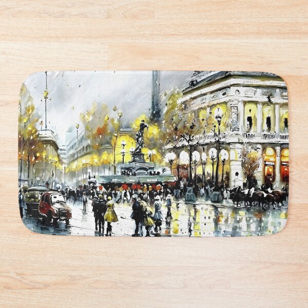 Item preview, La Châtelet: Parisian Streets Alive with Carriages - 01 designed and sold by artdesignsnow.