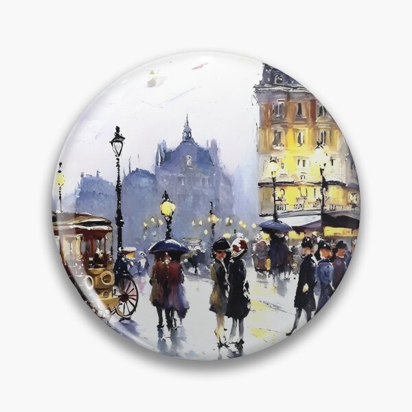 Item preview, Twilight at Hôtel de Ville: Belle Époque Paris - 03 designed and sold by artdesignsnow.