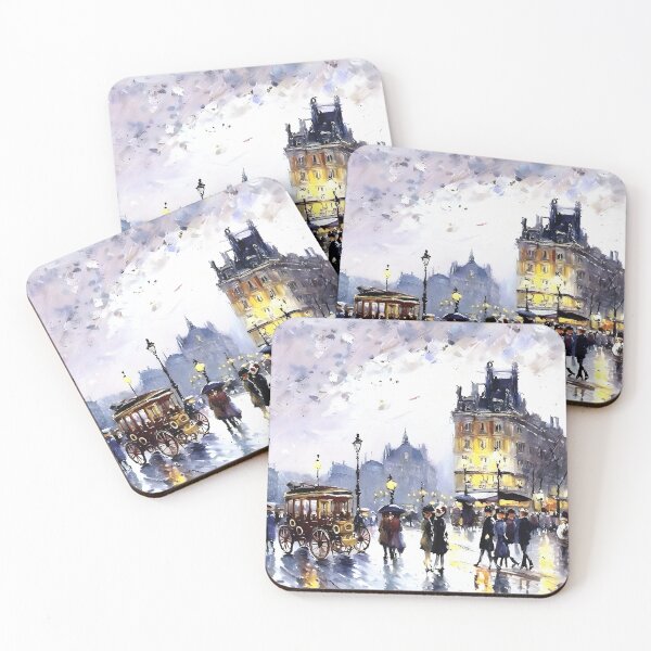 Item preview, Twilight at Hôtel de Ville: Belle Époque Paris - 03 designed and sold by artdesignsnow.
