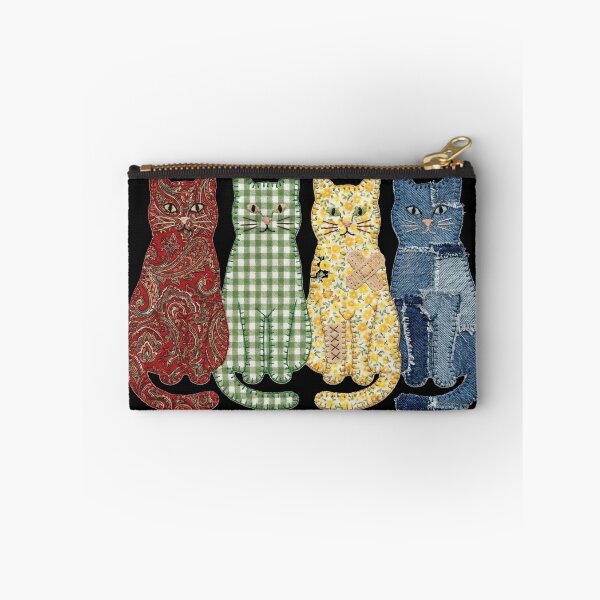 Item preview, Cute Patchwork Cats - Quilted Fabric Applique Style designed and sold by AdyKurniawan.