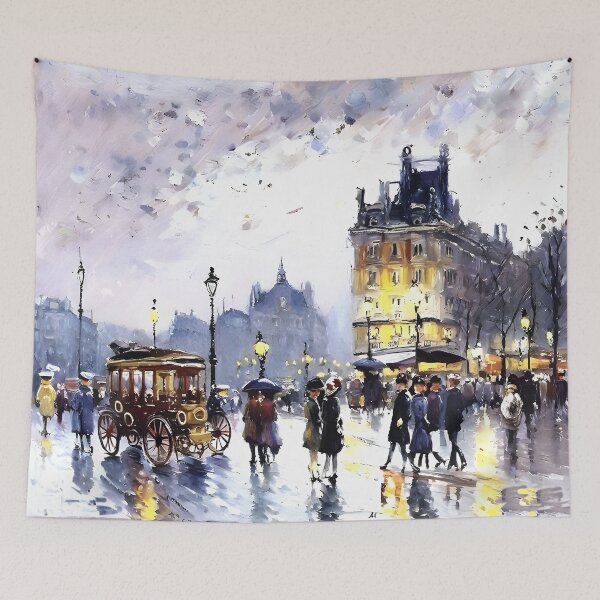 Item preview, Twilight at Hôtel de Ville: Belle Époque Paris - 03 designed and sold by artdesignsnow.