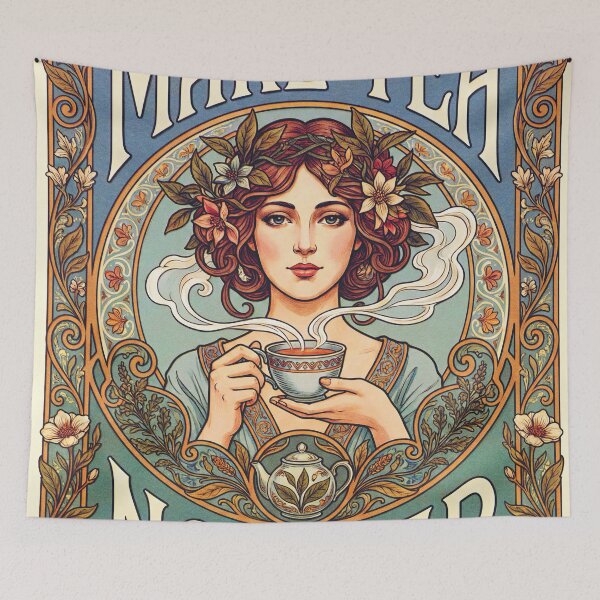 Item preview, Make Tea Not War | Vibrant  designed and sold by wildtribe.
