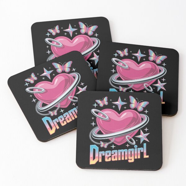 Item preview, Dreamgirl Pink Heart Planet Butterfly Retro Valentine's Day designed and sold by DarylWelsh2024.