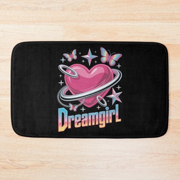 Item preview, Dreamgirl Pink Heart Planet Butterfly Retro Valentine's Day designed and sold by DarylWelsh2024.