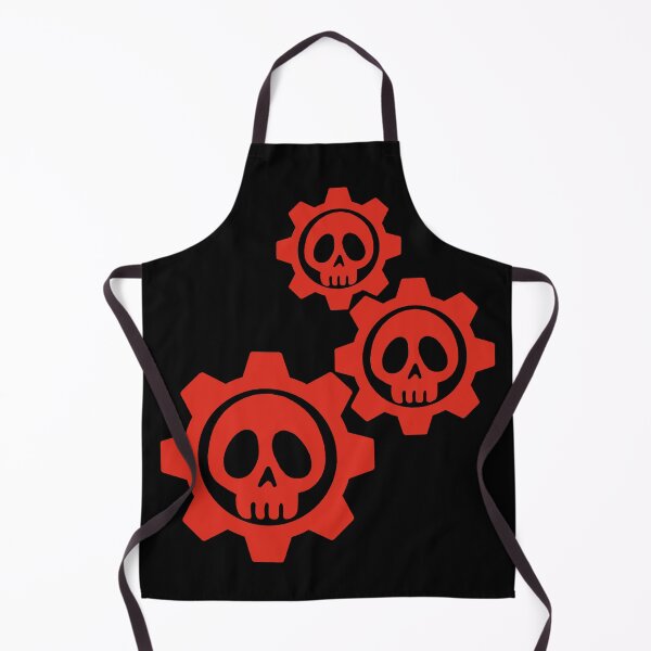 Item preview, Skulls and gears (red) designed and sold by Lagueny.