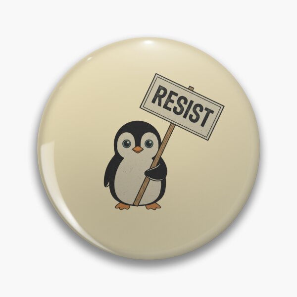 Item preview, Resist Activist Protest Penguin designed and sold by Bouufarte.