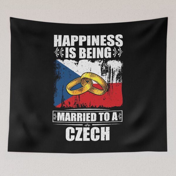Item preview, Happiness Is Being Married To A Czech  designed and sold by GabbyKash.