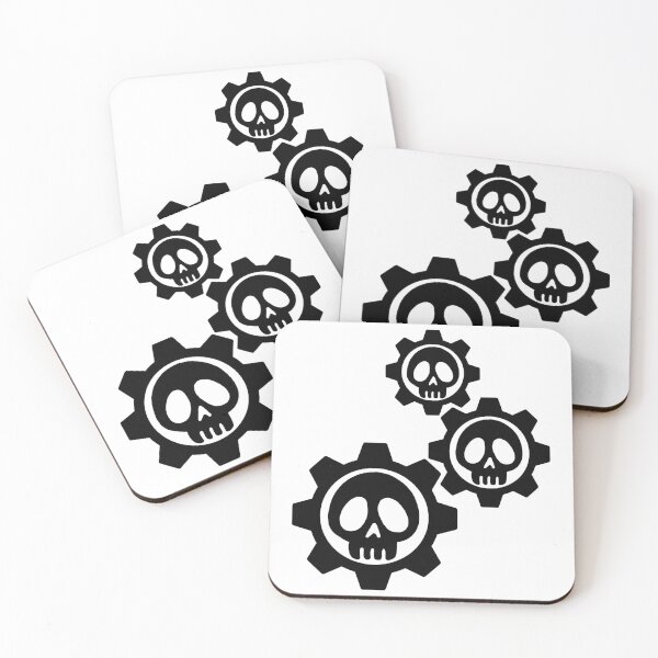 Item preview, Copie de Skulls and gears (red) designed and sold by Lagueny.