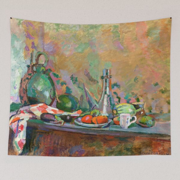 Item preview, Nature Morte Au Purro I by Henri Matisse: Fauvist Still Life Poster designed and sold by artofuniverse.