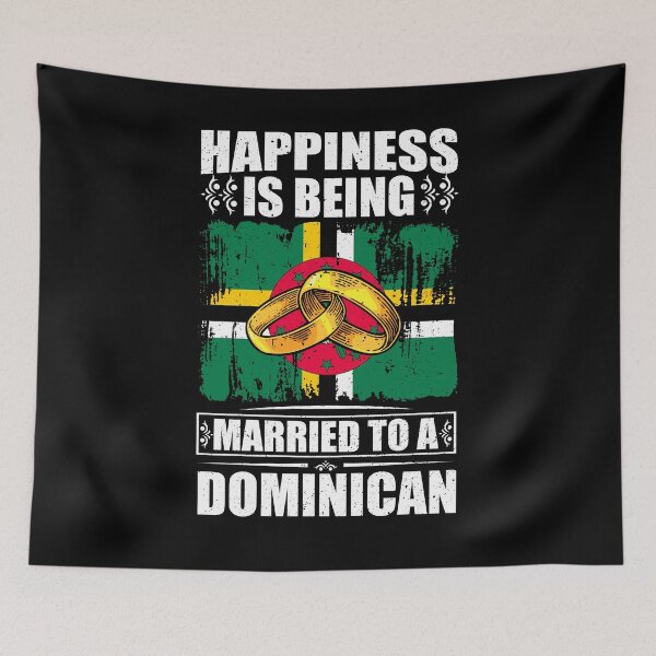 Item preview, Happiness Is Being Married To A Dominican designed and sold by GabbyKash.