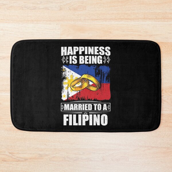 Item preview, Happiness Is Being Married To A FIlipino  designed and sold by GabbyKash.