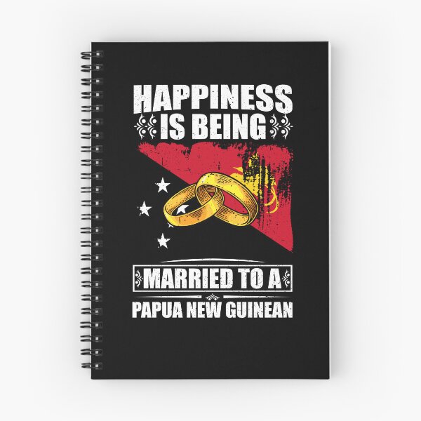 Item preview, Happiness Is Being Married To A Papua New Guinean designed and sold by GabbyKash.