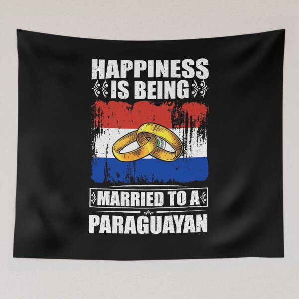 Item preview, Happiness Is Being Married To A Paraguayan   designed and sold by GabbyKash.
