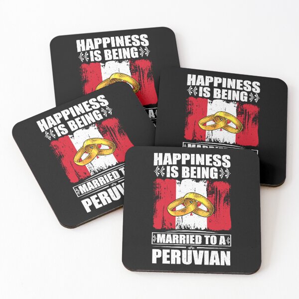 Item preview, Happiness Is Being Married To A Peruvian  designed and sold by GabbyKash.