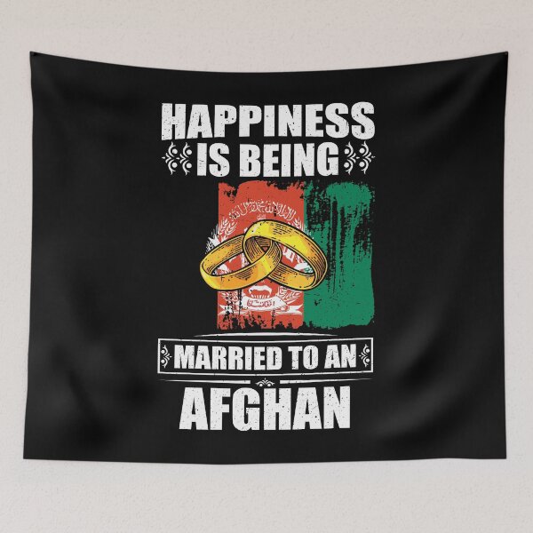 Item preview, Happiness Is Being Married To An Afghan  designed and sold by GabbyKash.
