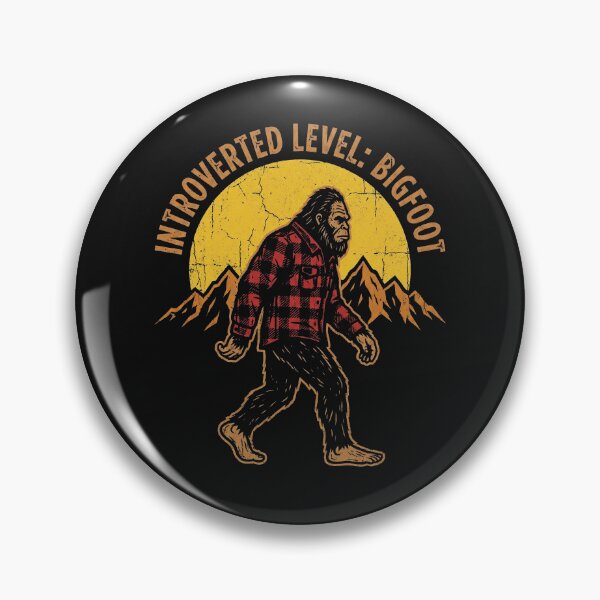 Item preview, Introverted Level Bigfoot - Funny Social Distancing Sasquatch designed and sold by AdyKurniawan.