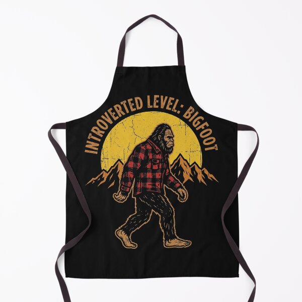 Item preview, Introverted Level Bigfoot - Funny Social Distancing Sasquatch designed and sold by AdyKurniawan.