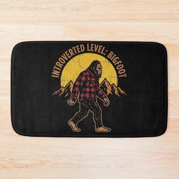 Item preview, Introverted Level Bigfoot - Funny Social Distancing Sasquatch designed and sold by AdyKurniawan.
