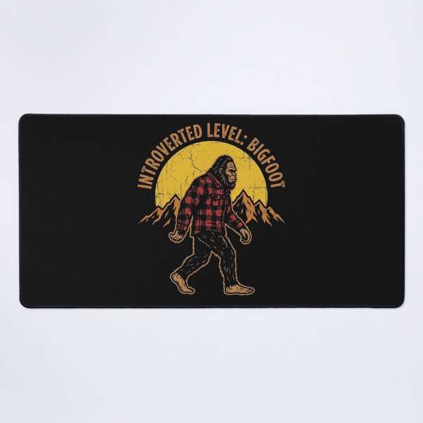 Item preview, Introverted Level Bigfoot - Funny Social Distancing Sasquatch designed and sold by AdyKurniawan.