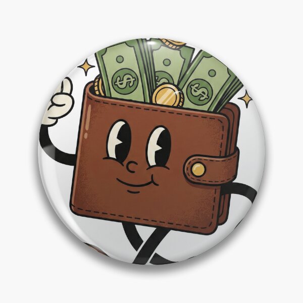 Item preview, Walk With Confidence - Retro 30s Money Wallet Mascot designed and sold by AdyKurniawan.