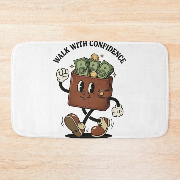Item preview, Walk With Confidence - Retro 30s Money Wallet Mascot designed and sold by AdyKurniawan.