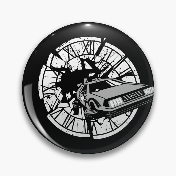 Item preview, DeLorean at Clock Tower in Back to the Future | budflux.com designed and sold by Budflux.