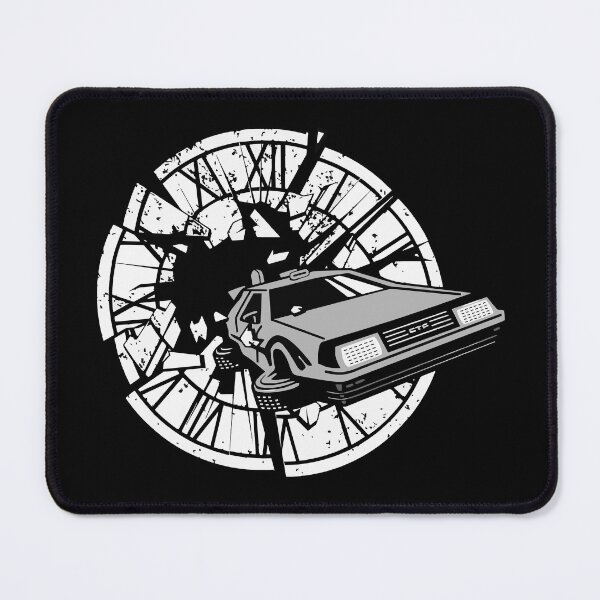 Item preview, DeLorean at Clock Tower in Back to the Future | budflux.com designed and sold by Budflux.