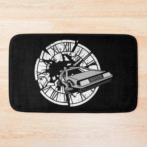 Item preview, DeLorean at Clock Tower in Back to the Future | budflux.com designed and sold by Budflux.