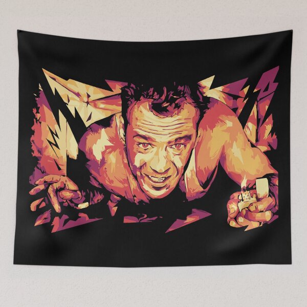 Item preview, Bruce Willis as John McClane in Die Hard | budflux.com designed and sold by Budflux.
