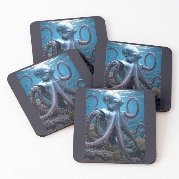 Item preview, Cyber Octopus designed and sold by SteamyArt.