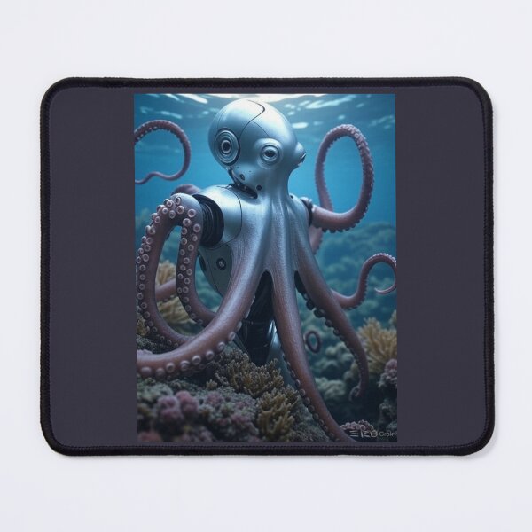 Item preview, Cyber Octopus designed and sold by SteamyArt.