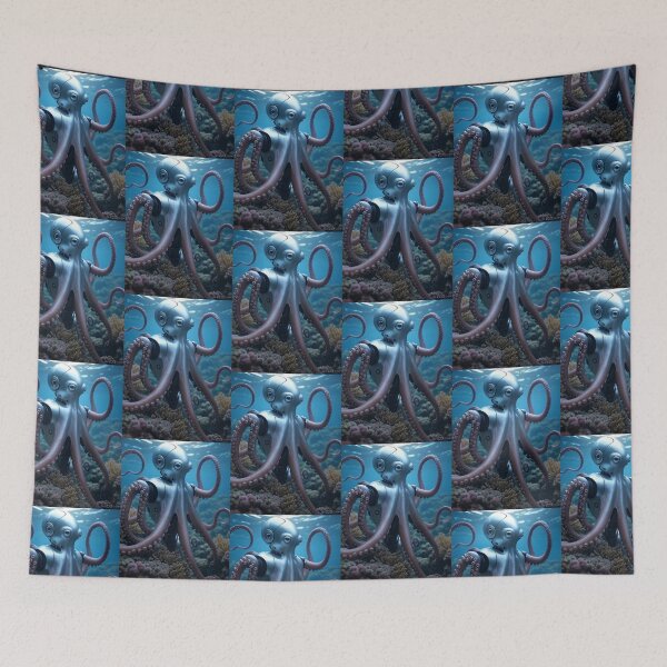 Item preview, Cyber Octopus designed and sold by SteamyArt.