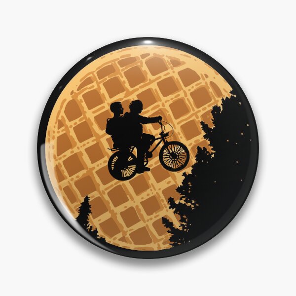 Item preview, E.T.'s moon as Eggo Waffles by Stranger Things | budflux.com designed and sold by Budflux.