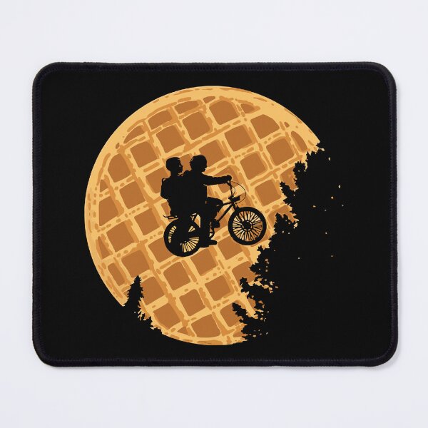 Item preview, E.T.'s moon as Eggo Waffles by Stranger Things | budflux.com designed and sold by Budflux.