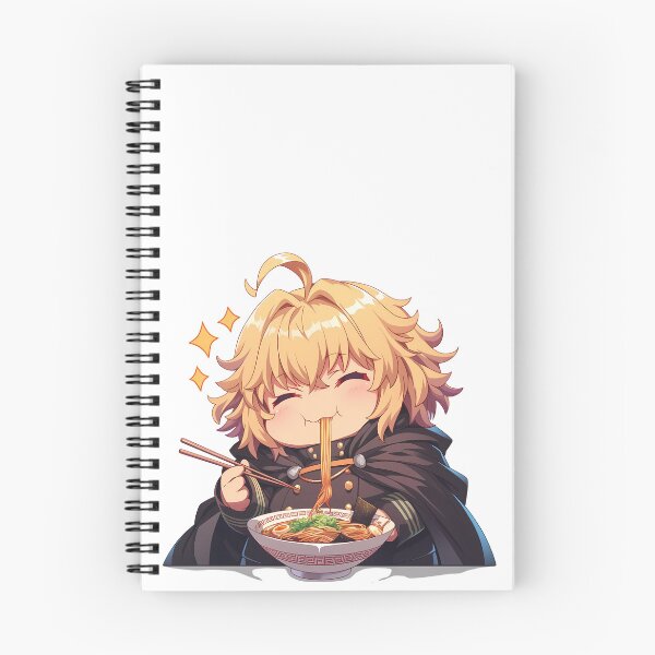 Item preview, Mikaela Hyakuya Seraph End Kawaii Ramen Cozy Bite designed and sold by mildaclairmo.