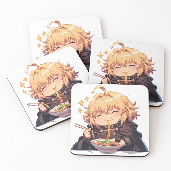 Item preview, Mikaela Hyakuya Seraph End Kawaii Ramen Cozy Bite designed and sold by mildaclairmo.