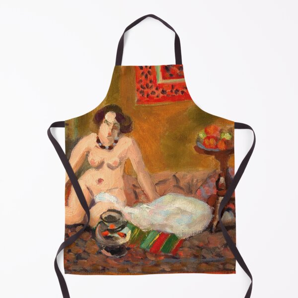 Item preview, Nu Accroupi Pres Dun Aquarium Nu Aux Poissons Rouges by Henri Matisse: Fauvist nude poster designed and sold by artofuniverse.